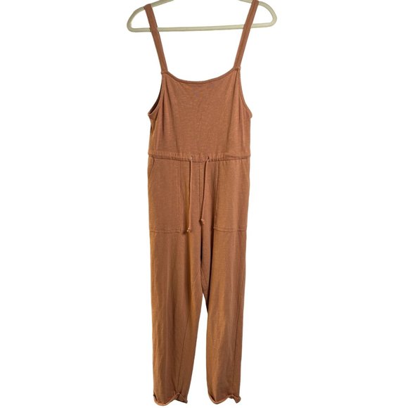 Pull & Bear Pants - Pull & Bear Cropped Romper Jumpsuit Melon Women Sz. S